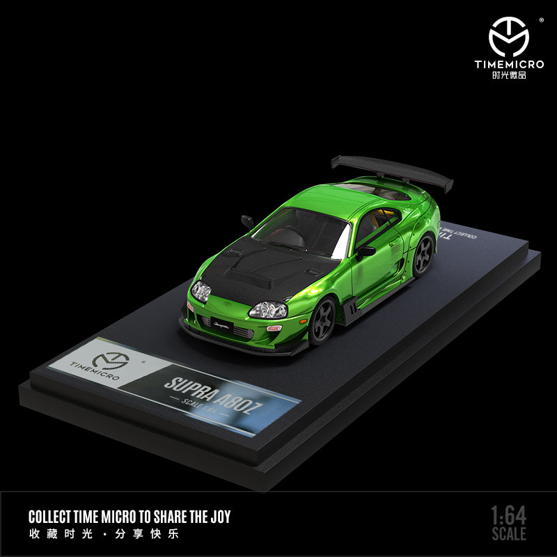 Time Micro 1/64 Toyota Supra A80Z Metallic Green