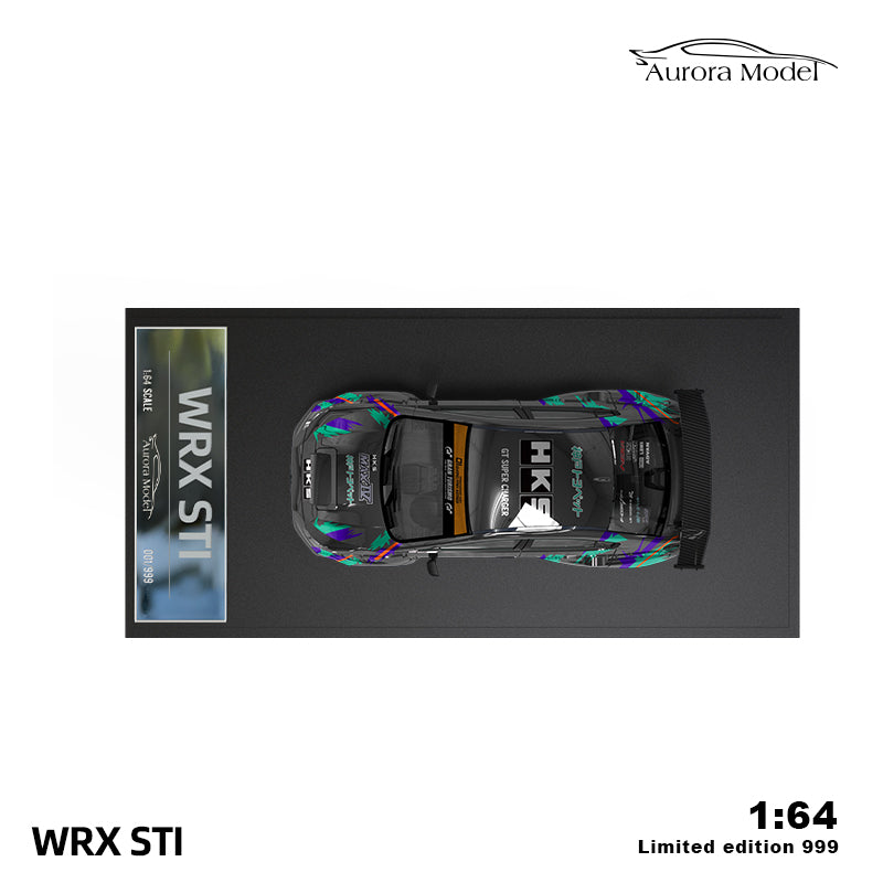 Aurora Model 1/64 Subaru WRX STI HKS Edition