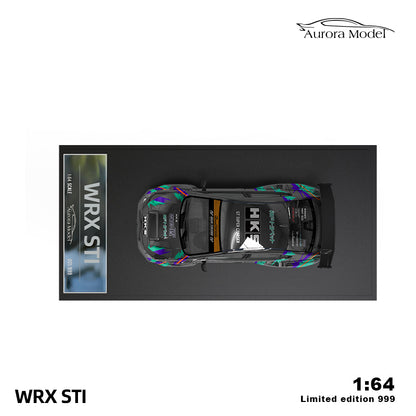 Aurora Model 1/64 Subaru WRX STI HKS Edition