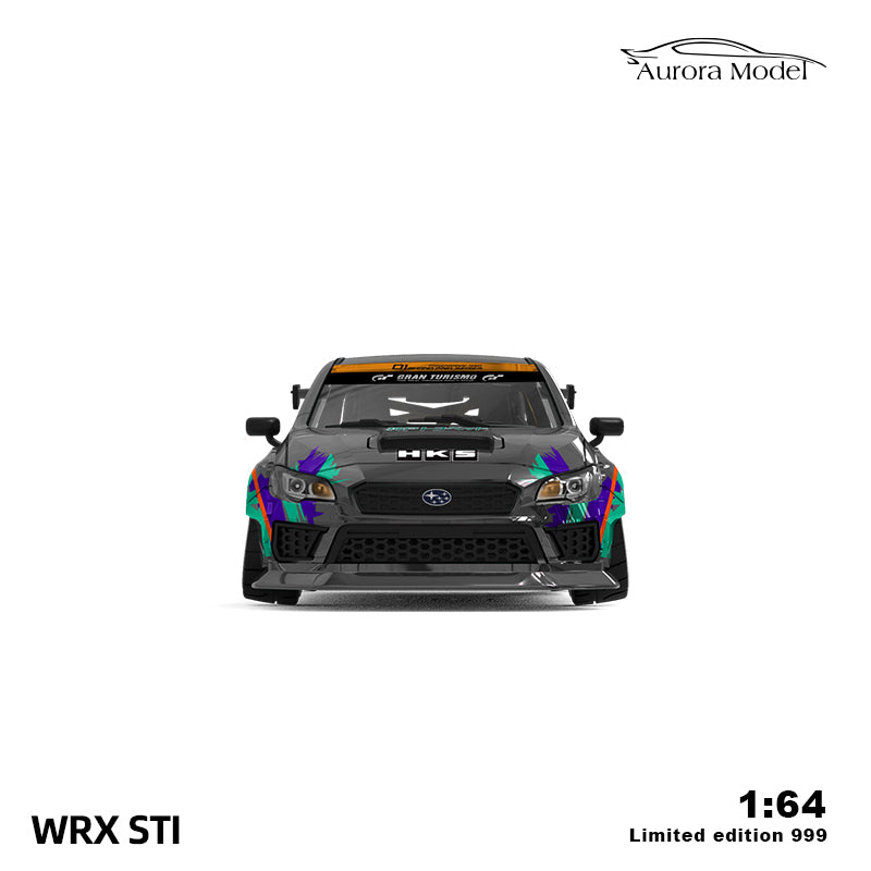 Aurora Model 1/64 Subaru WRX STI HKS Edition