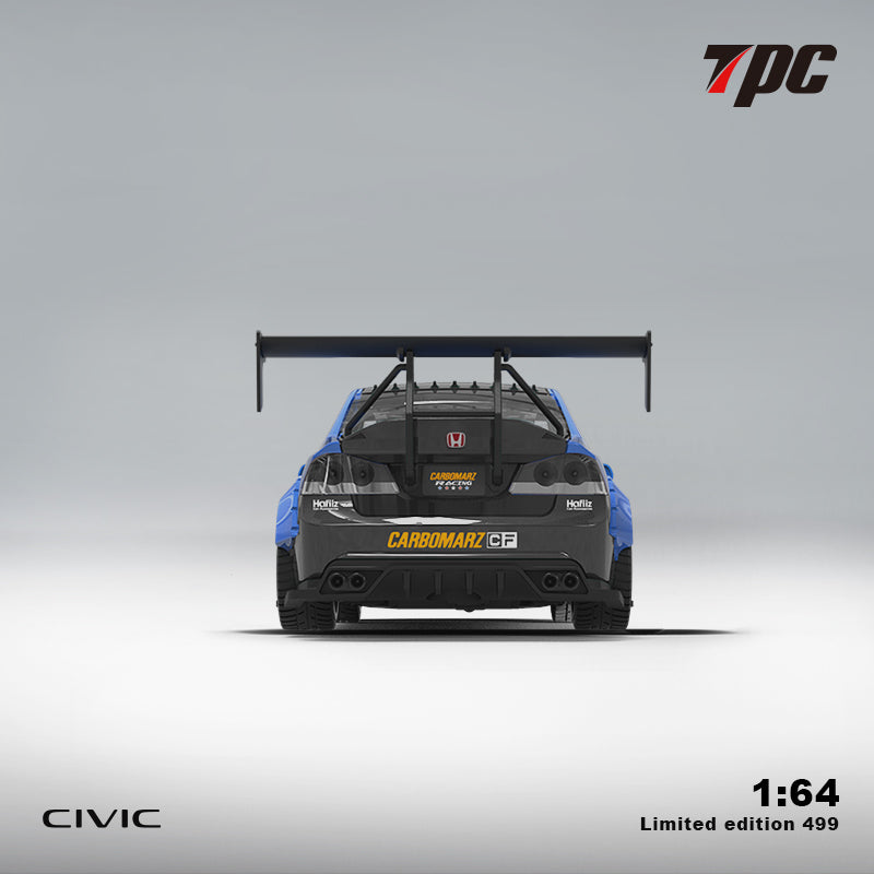TPC 1:64 Honda CIVIC Type-R FD2 Modified Blue