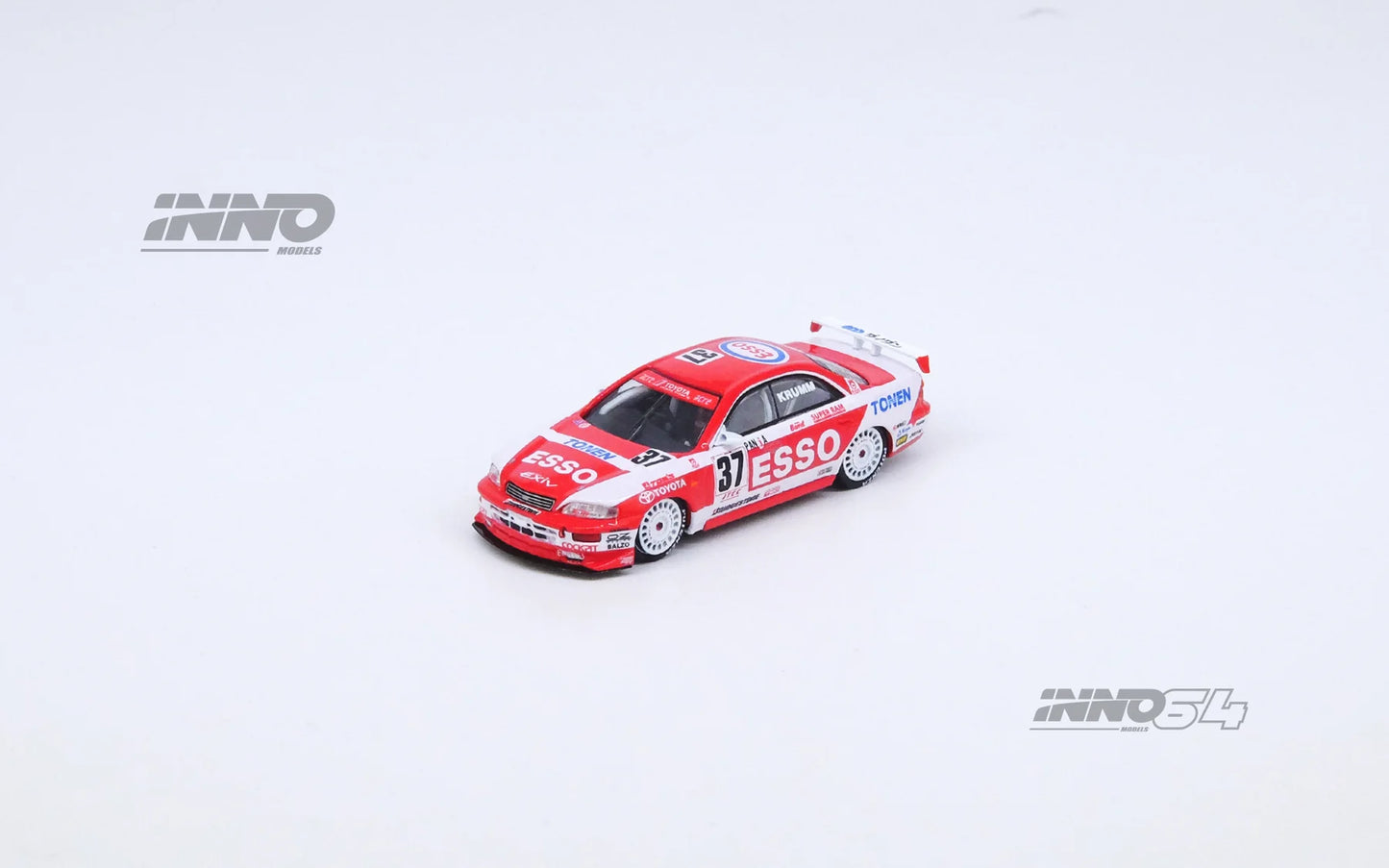 INNO64 1:64 Toyota Corona EXIV JTCC 1995 Boxset Collection #1 "ZENT" M. SEKIYA / #37 "ESSO" M. KRUMM