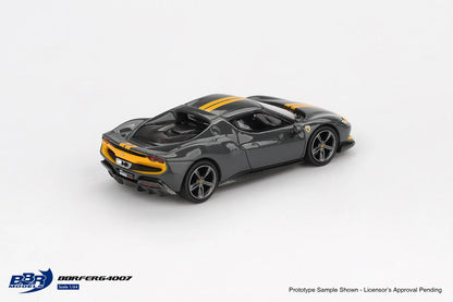 BBR 1/64 Ferrari 296 GTB Assetto Fiorano Grigio Scuro (BBRFER64007)