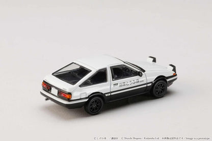 Hobby Japan x JDM64 1:64 Toyota SPRINTER TRUENO (AE86) / INITIAL D Takumi Fujiwara vs Takeshi Nakazato (with 2 Collector Cards)
