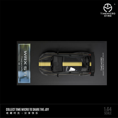 Time Micro 1:64 Subaru WRX STI JPS Edition with Model Girl Figure