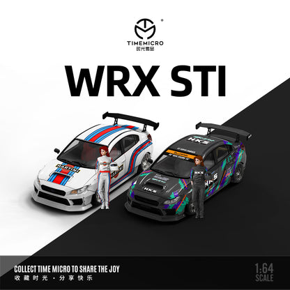 Time Micro 1:64 Subaru WRX STI Martini Edition