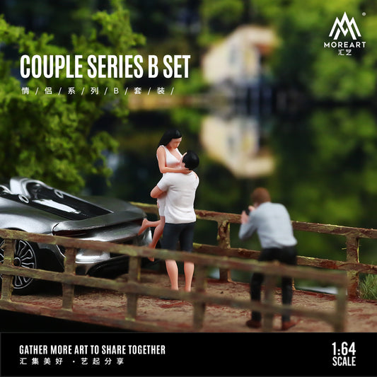 MoreArt 1/64 Resin Diorama Figure Couple Series 3 Figures Set - Set B