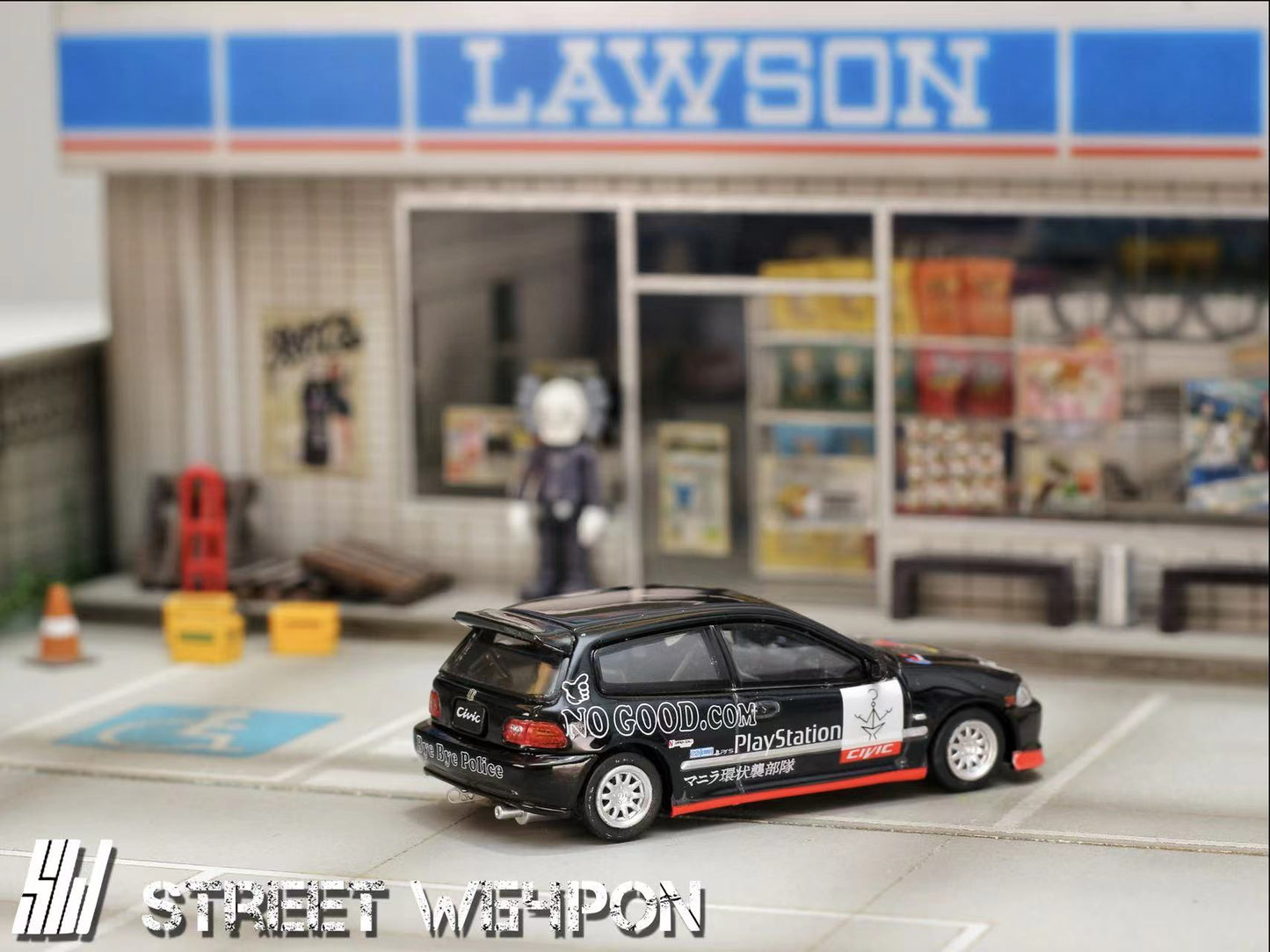 Street Weapon 1:64 Honda CIVIC EG6 Spoon Play Station Edition