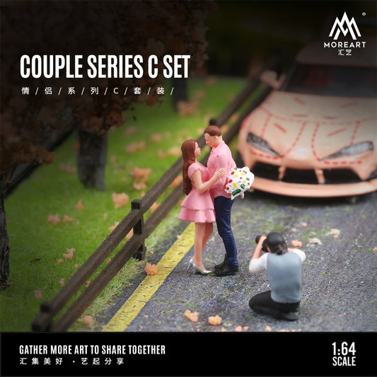 MoreArt 1/64 Resin Diorama Figure Couple Series 3 Figures Set - Set C