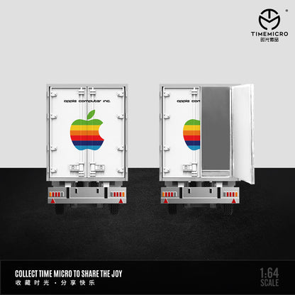 Time Micro 1:64 Scania Container Truck White Apple Edition