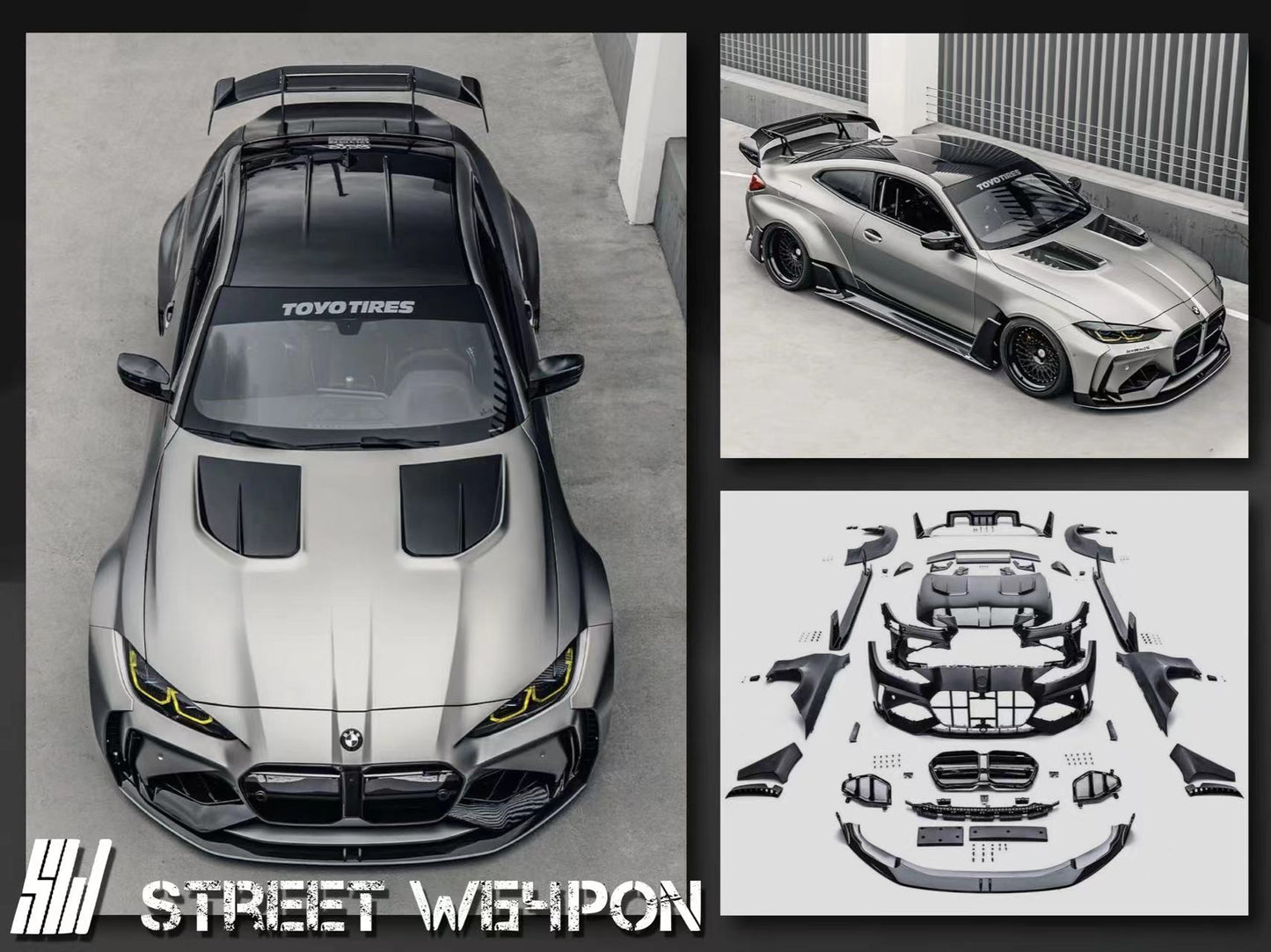 Street Weapon 1:64 BMW G28 M4 Miami Blue