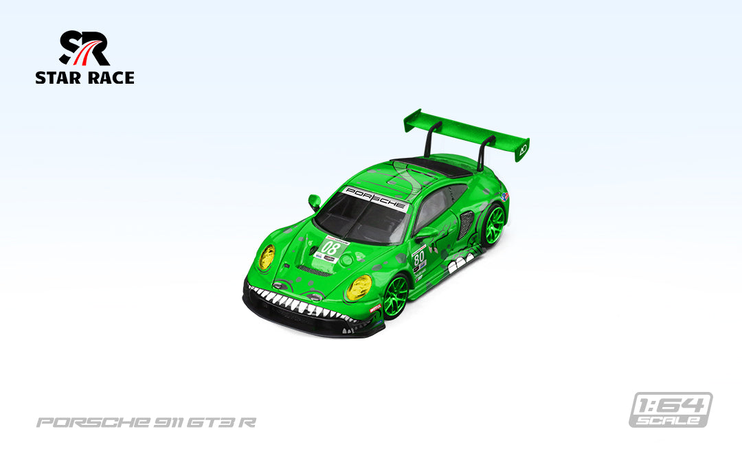 Star Race 1:64 Porsche 911 GT3 R Tyrannosaurus T-Rex Rexy Green #80