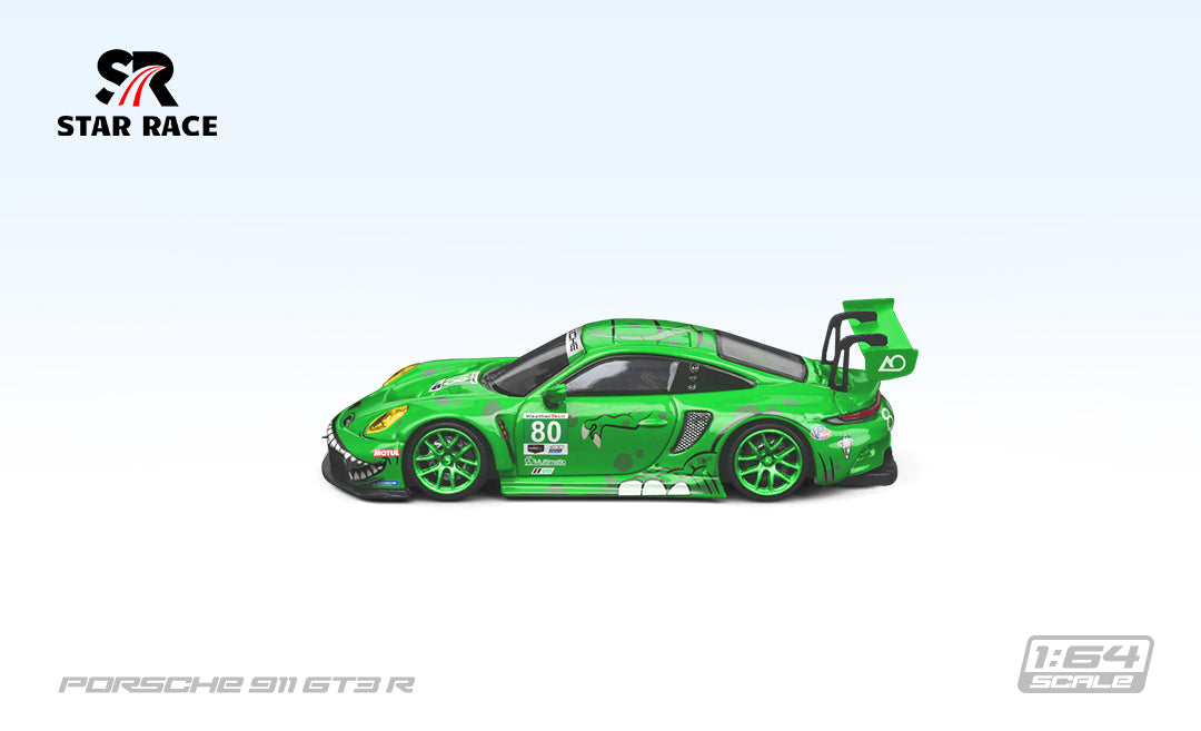 Star Race 1:64 Porsche 911 GT3 R Tyrannosaurus T-Rex Rexy Green #80