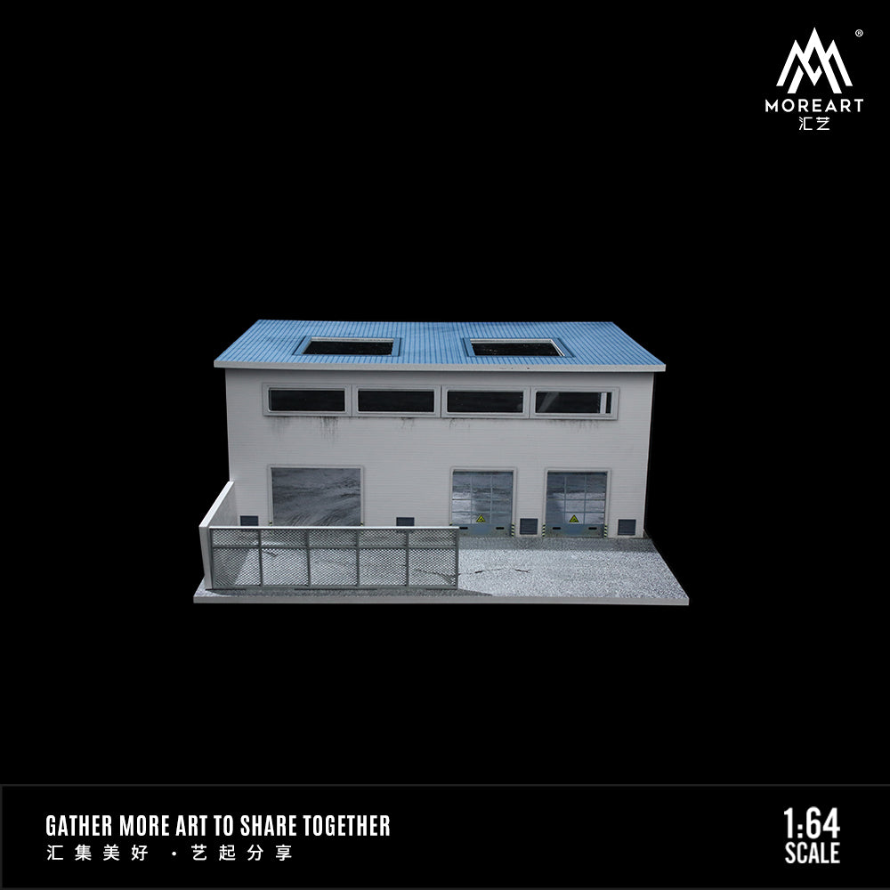 MoreArt 1:64 Factory Building Scene Model LED Light Diorama