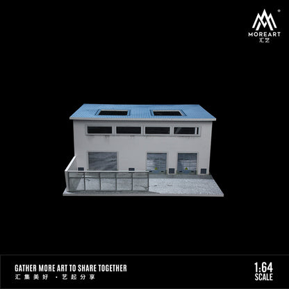 MoreArt 1:64 Factory Building Scene Model LED Light Diorama