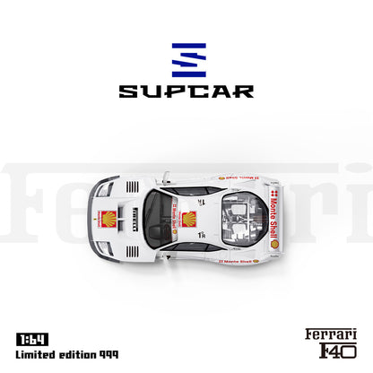 Supcar 1:64 Ferrari F40 Shell Edition in Premium Box Packaging