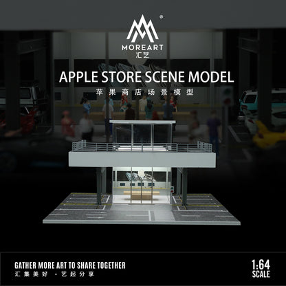 MoreArt 1:64 Apple Store Scene Model LED Lighting Diorama