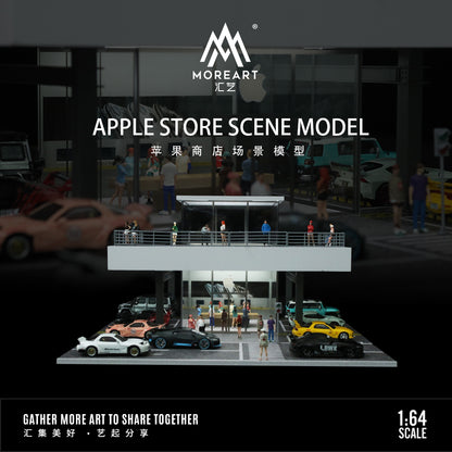 MoreArt 1:64 Apple Store Scene Model LED Lighting Diorama