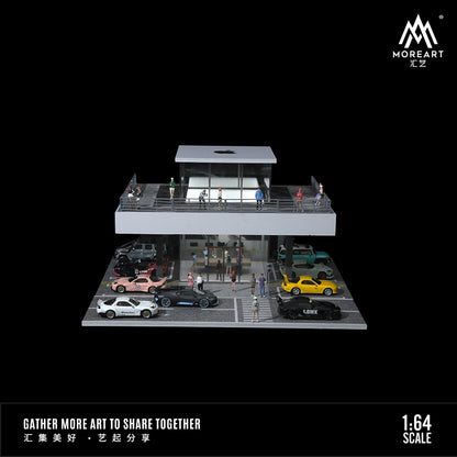 MoreArt 1:64 Apple Store Scene Model LED Lighting Diorama