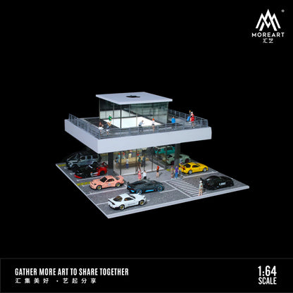 MoreArt 1:64 Apple Store Scene Model LED Lighting Diorama