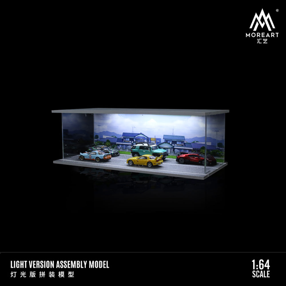 MoreArt 1:64 LED Light Version Assembled Model Scene Diorama Japan Country Side