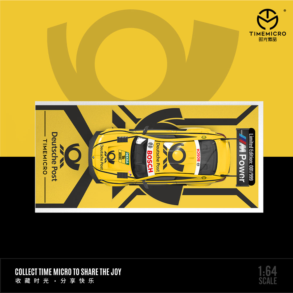 Time Micro 1/64 BMW M4 Deutsche Post Edition
