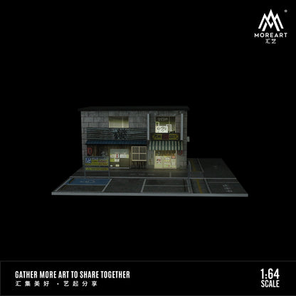 MoreArt 1:64 Kubota Restaurant Scene Model LED Light Diorama