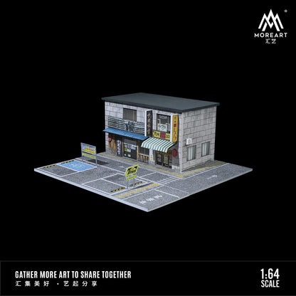 MoreArt 1:64 Kubota Restaurant Scene Model LED Light Diorama