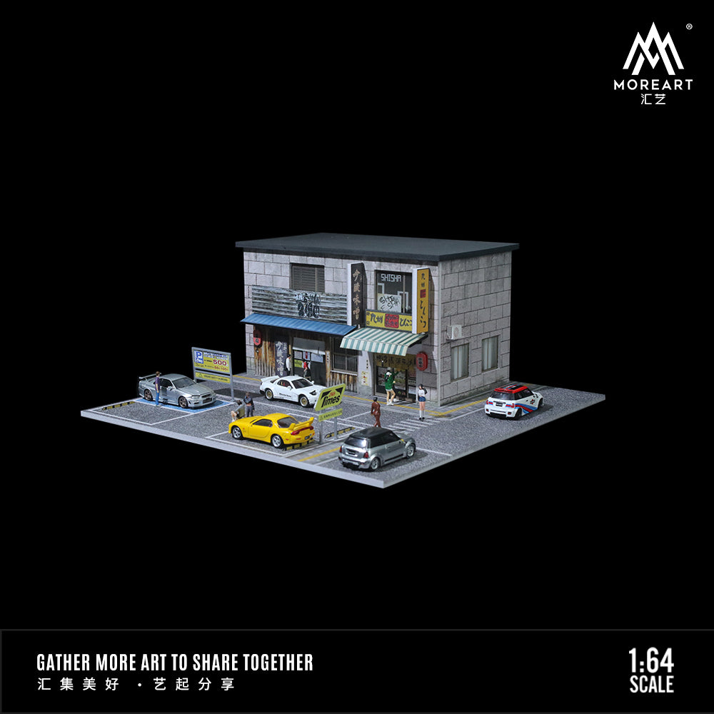 MoreArt 1:64 Kubota Restaurant Scene Model LED Light Diorama