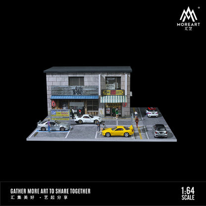 MoreArt 1:64 Kubota Restaurant Scene Model LED Light Diorama