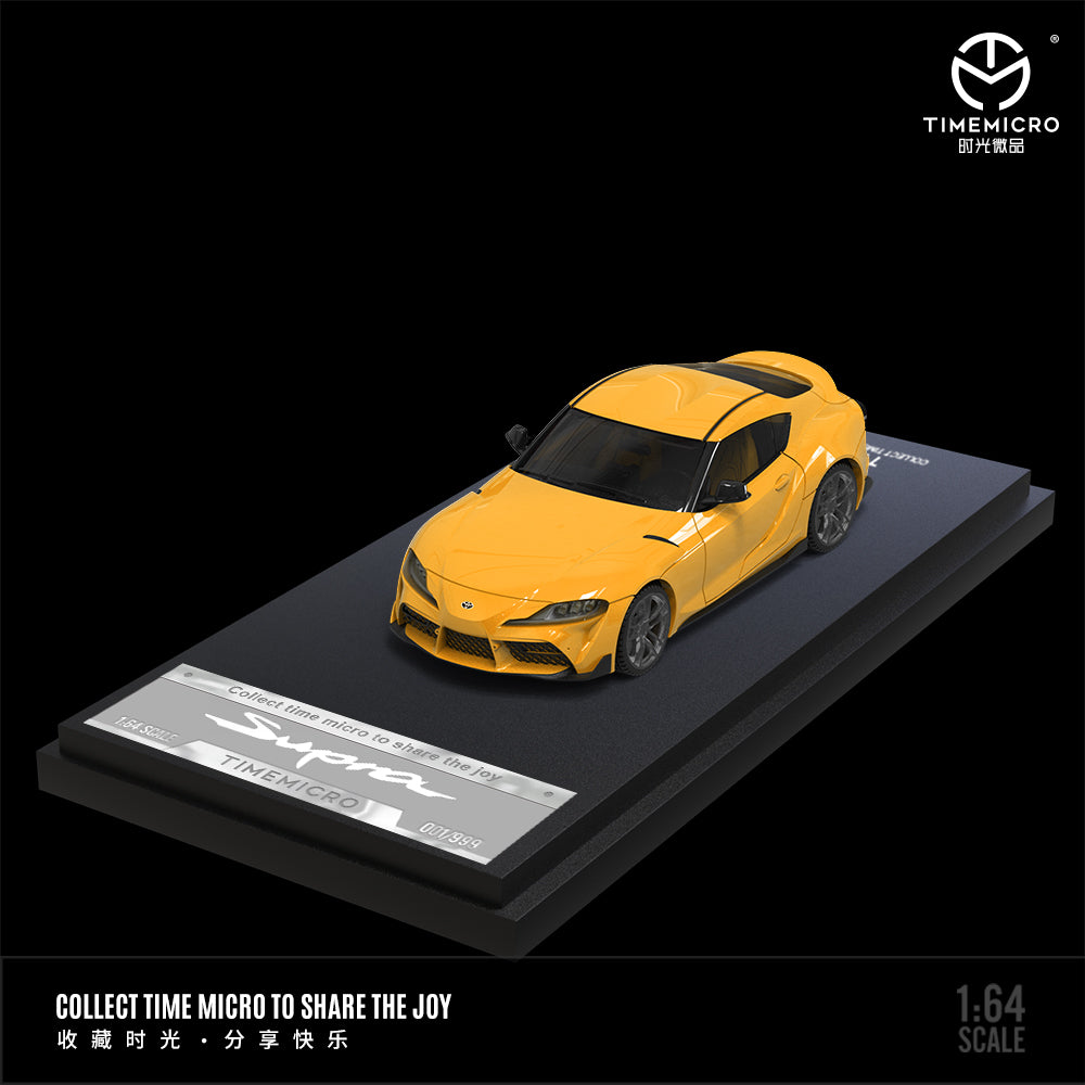 Time Micro 1:64 Toyota Supra A90 Yellow