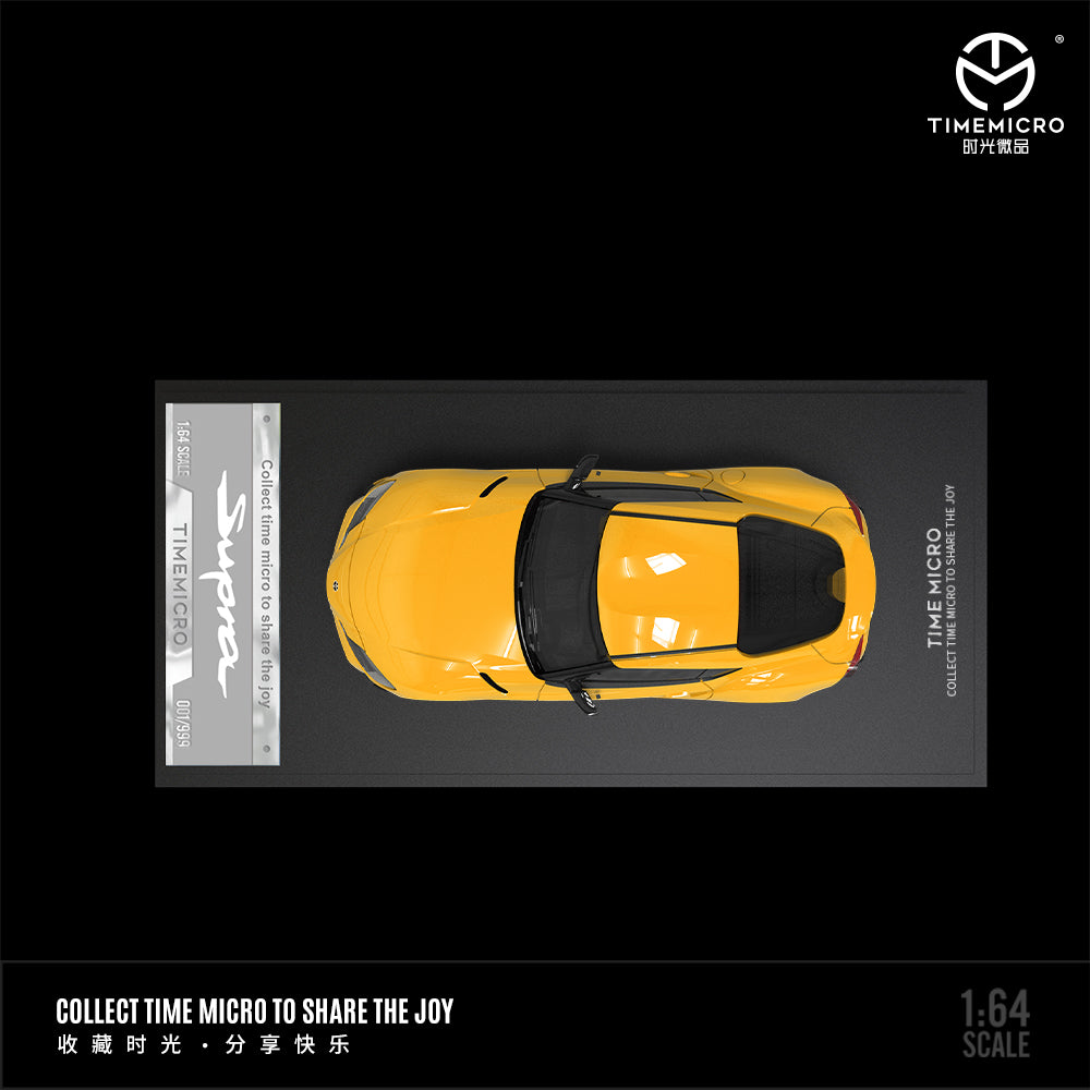 Time Micro 1:64 Toyota Supra A90 Yellow