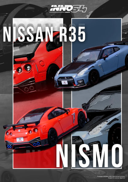 INNO64 1:64 Nissan GT-R R35 NISMO Red (IN64-R35N-RED)