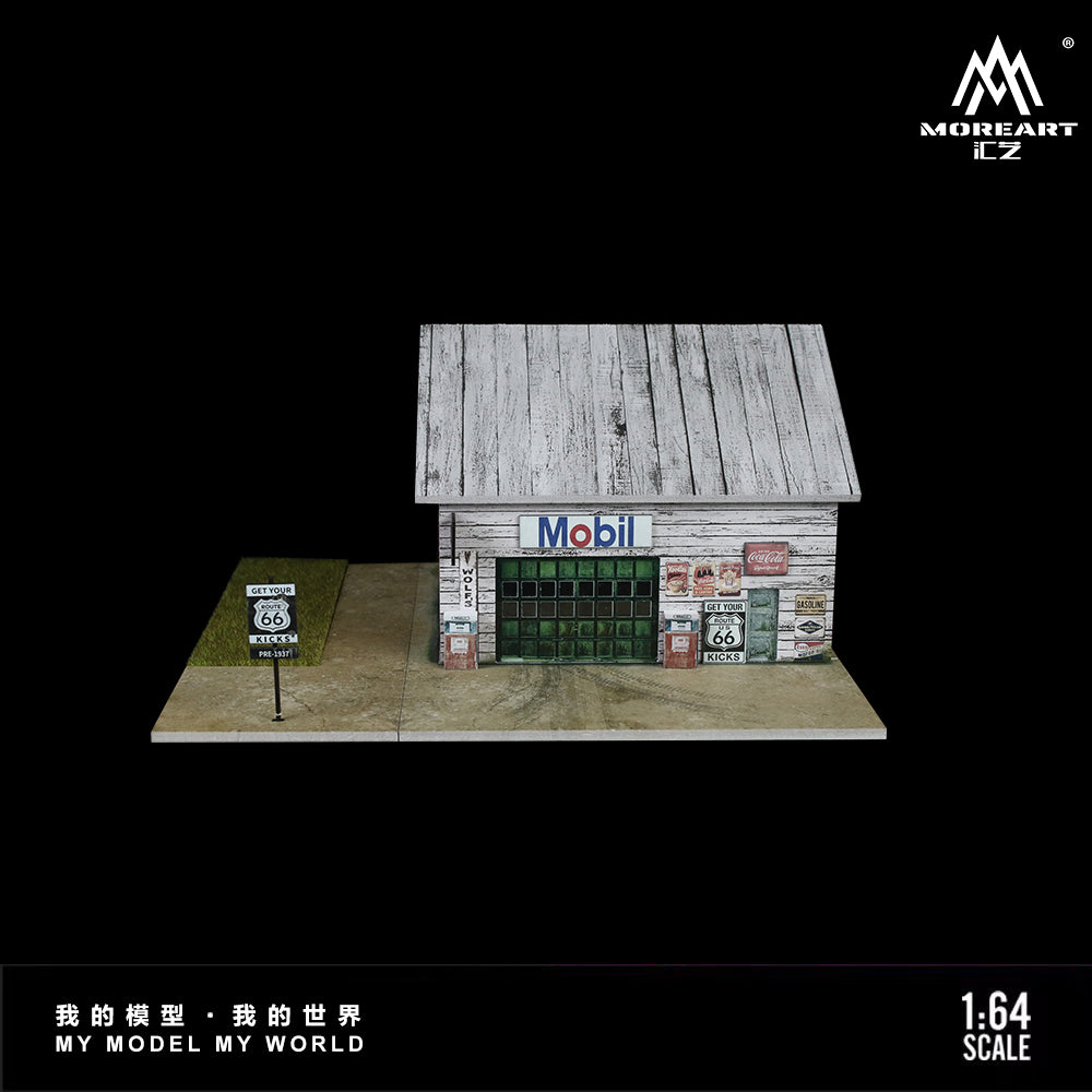 MoreArt 1:64 American Factory Scene Model LED Light Diorama