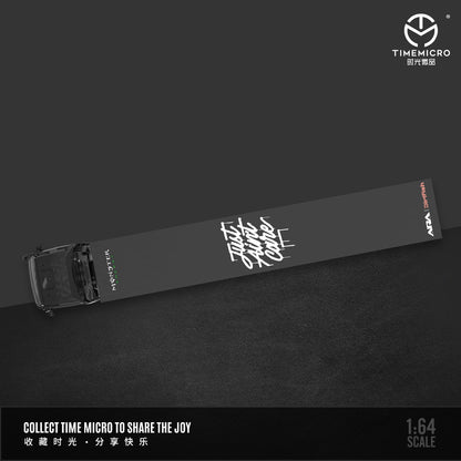 Time Micro 1:64 Mercedes Benz Actros Container Truck Monster Energy Black Edition + Lamborghini Aventador GT EVO + Nissan GT-R KPGC110 + 2 Figures Full Set