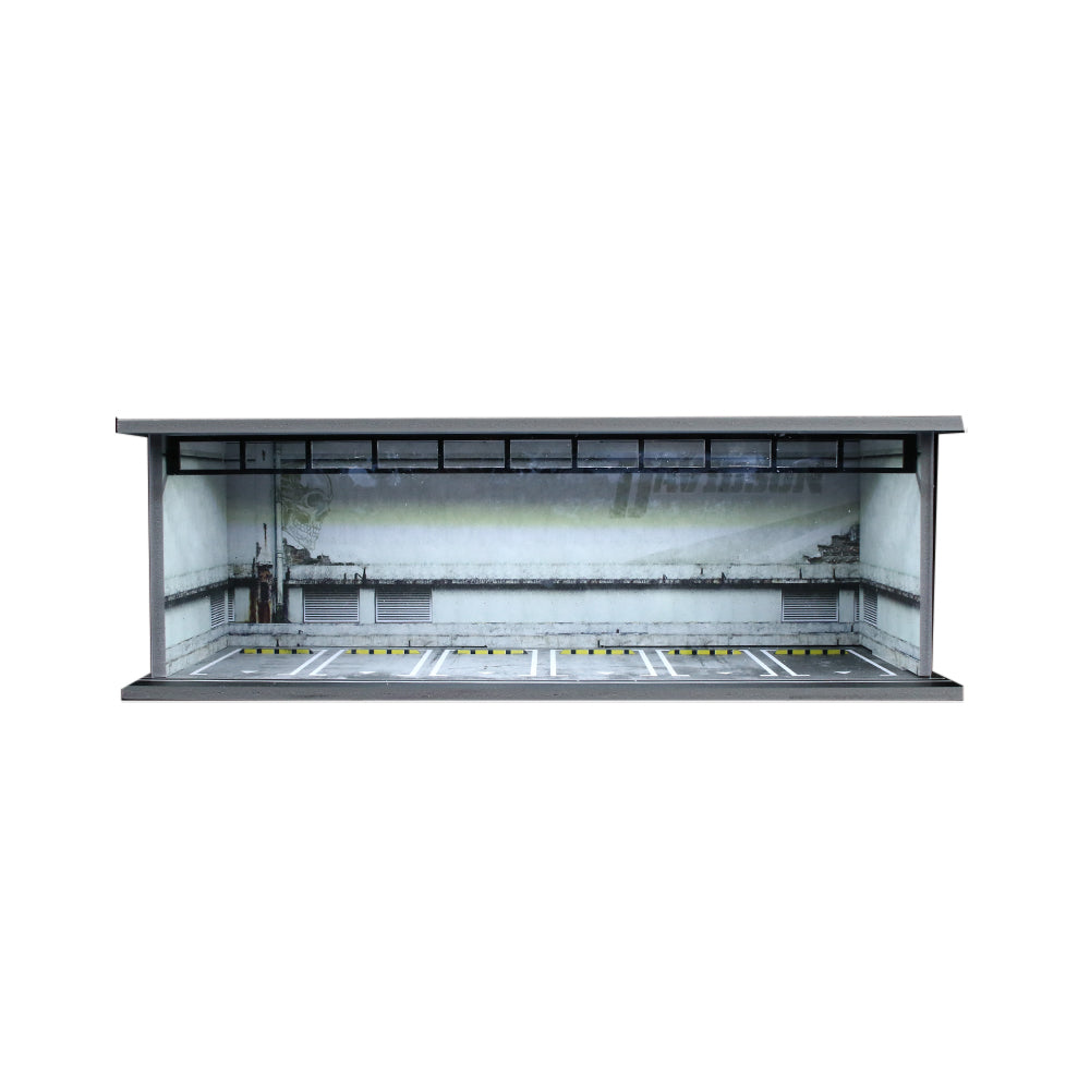 MoreArt 1/64 Car Park Garage Diorama with LED Light- Underground Car Park (57)