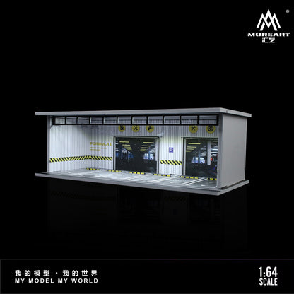 MoreArt 1/64 Car Park Garage Diorama with LED Light- Underground Car Garage (58)