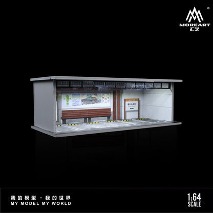 MoreArt 1/64 Car Park Garage Diorama with LED Light- Japanese Car Park (59)