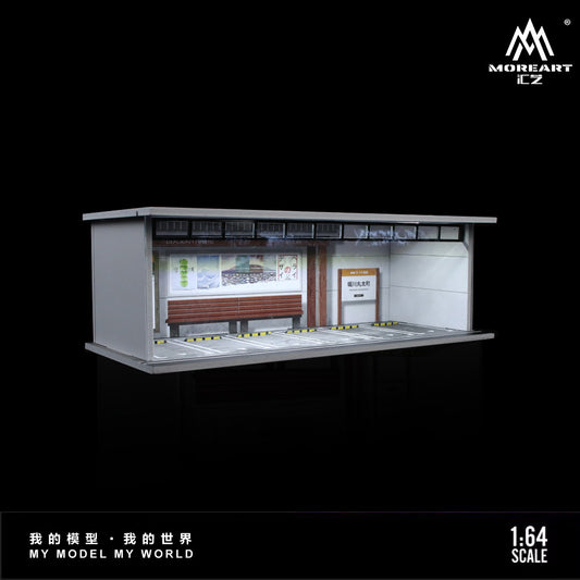 MoreArt 1/64 Car Park Garage Diorama with LED Light- Japanese Car Park (59)