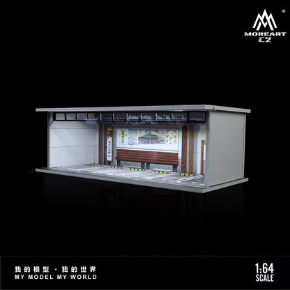 MoreArt 1/64 Car Park Garage Diorama with LED Light- Japanese Car Park (59)