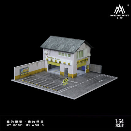 MoreArt 1:64 Morimoto Factory Scene Model LED Light Diorama