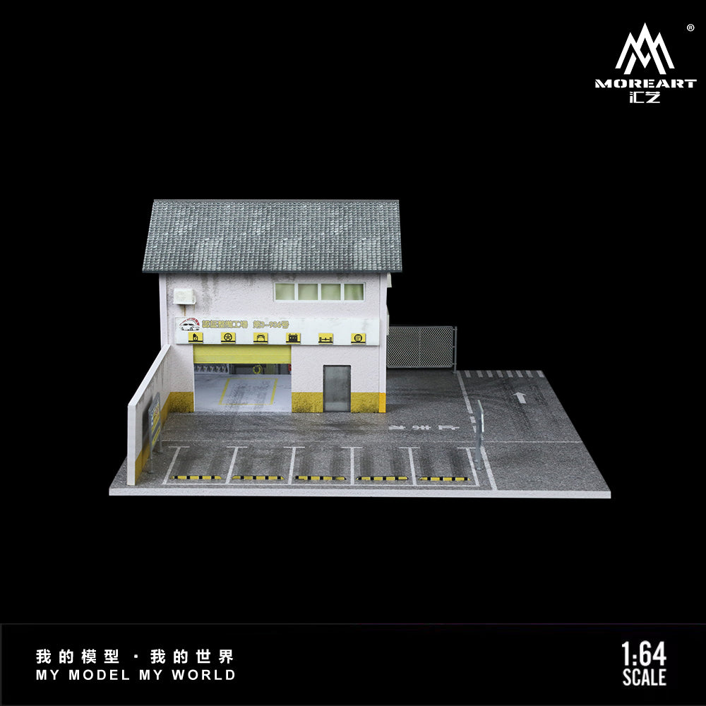 MoreArt 1:64 Morimoto Factory Scene Model LED Light Diorama