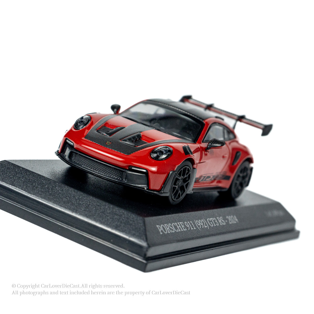 MINICHAMPS 1:64 PORSCHE 911 (992) GT3 RS - 2024 - RED W WEISSACH PACKAGE EXCLUSIVE FOR CLDC