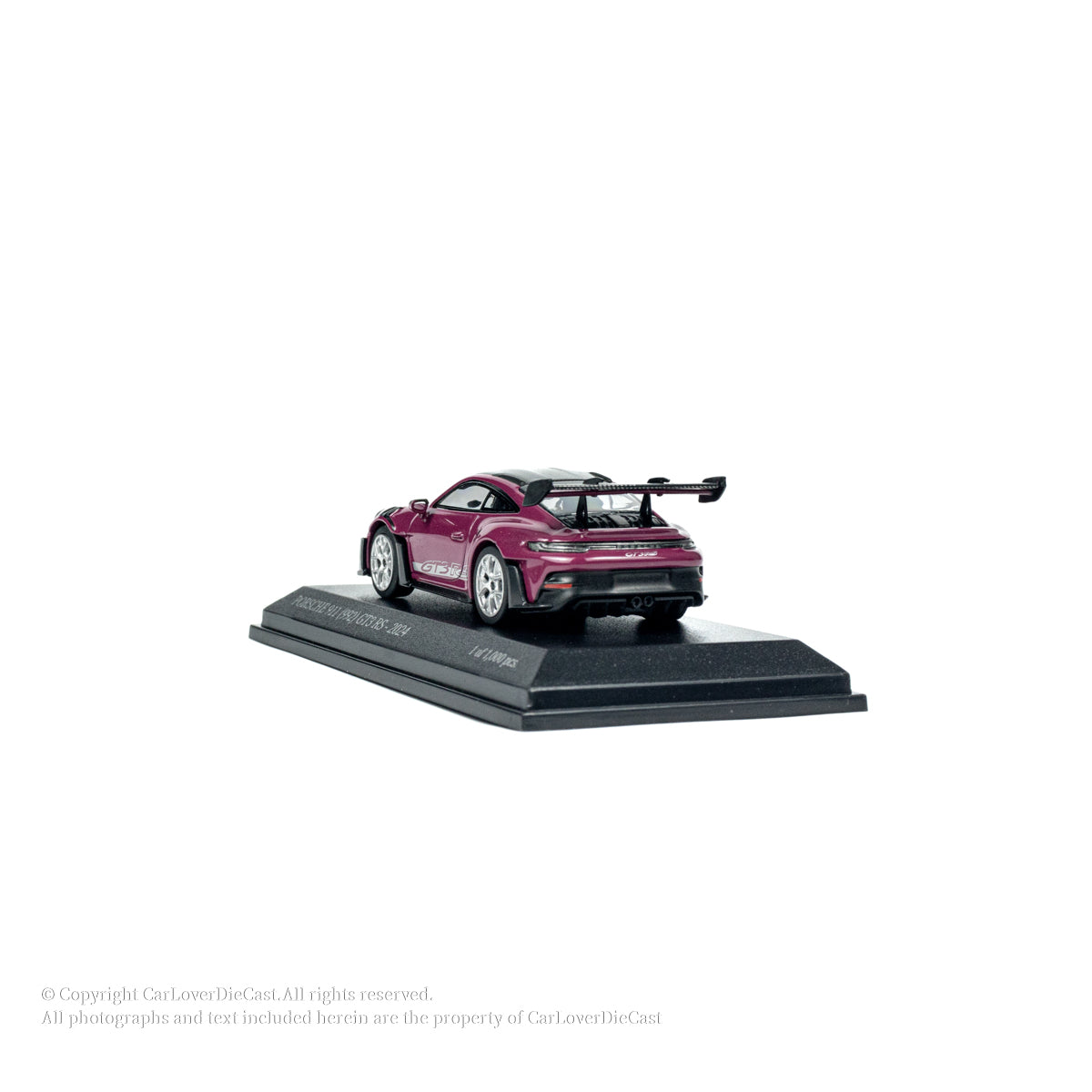 MINICHAMPS 1:64 PORSCHE 911 (992) GT3 RS - 2024 - RUBYSTAR W WEISSACH PACKAGE - EXCLUSIVE FOR CLDC