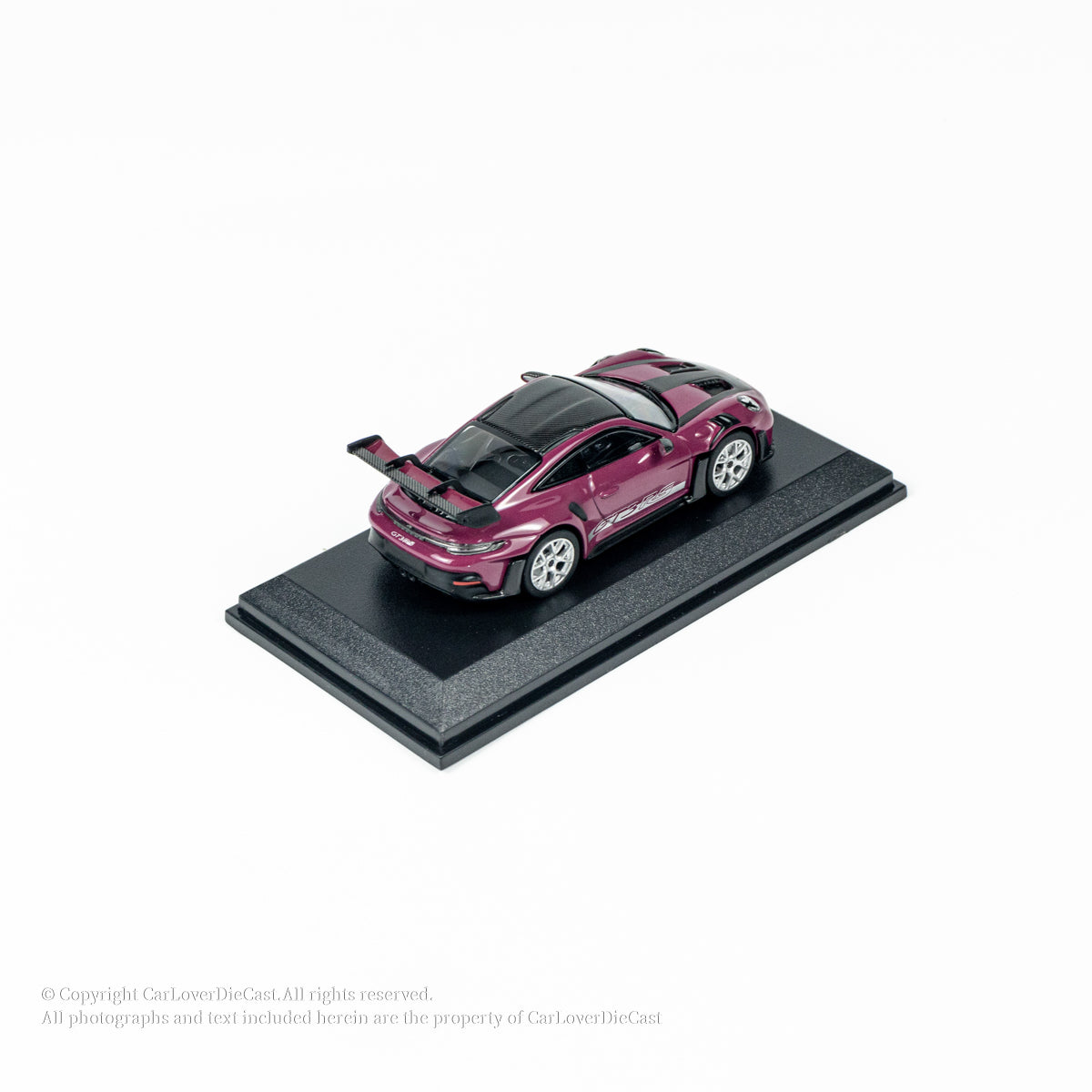 MINICHAMPS 1:64 PORSCHE 911 (992) GT3 RS - 2024 - RUBYSTAR W WEISSACH PACKAGE - EXCLUSIVE FOR CLDC