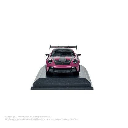 MINICHAMPS 1:64 PORSCHE 911 (992) GT3 RS - 2024 - RUBYSTAR W WEISSACH PACKAGE - EXCLUSIVE FOR CLDC