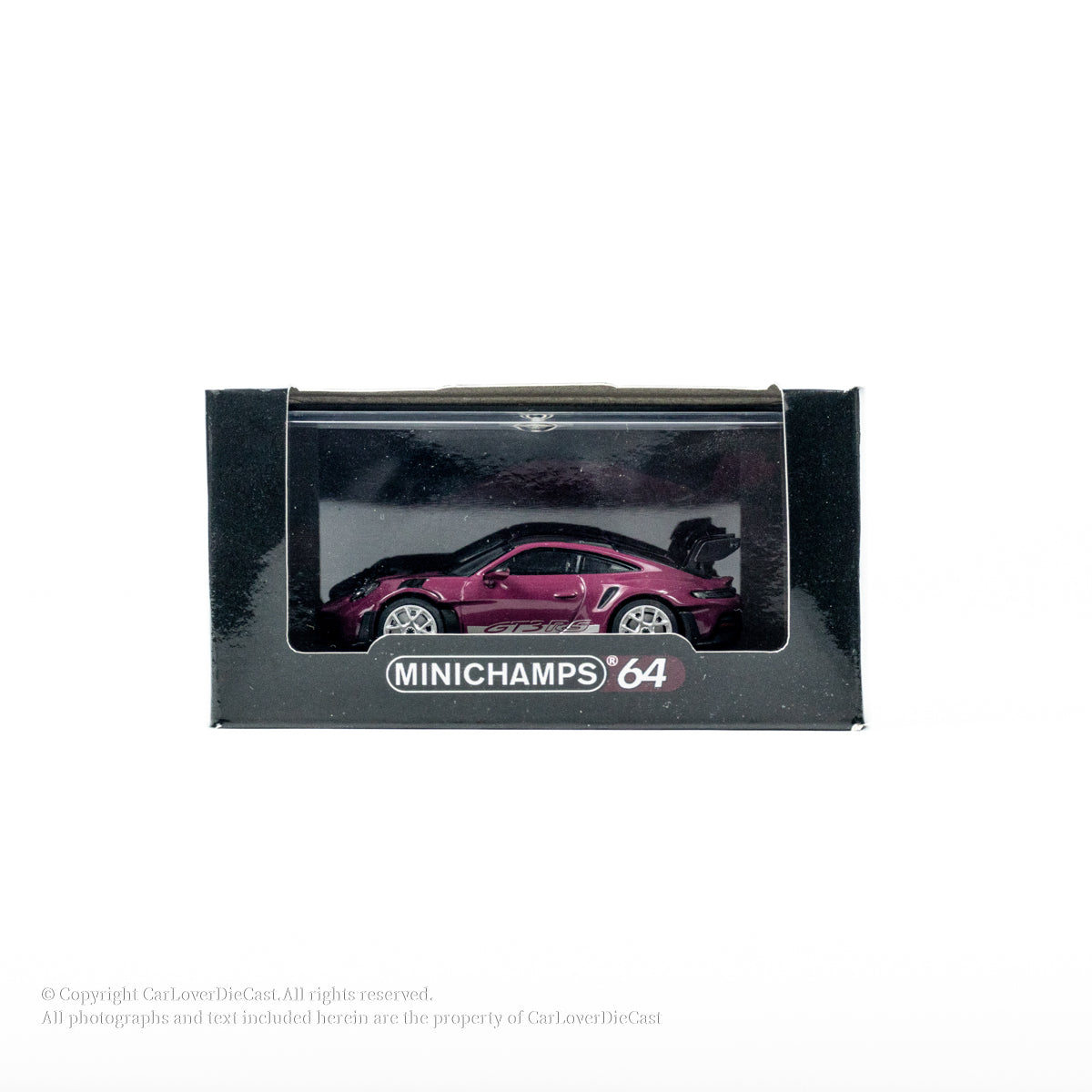 MINICHAMPS 1:64 PORSCHE 911 (992) GT3 RS - 2024 - RUBYSTAR W WEISSACH PACKAGE - EXCLUSIVE FOR CLDC