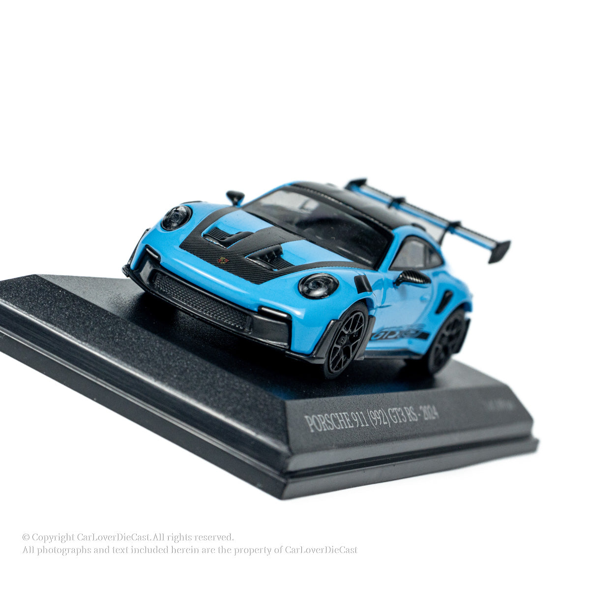 MINICHAMPS 1:64 PORSCHE 911 (992) GT3 RS - 2024 - BLUE W WEISSACH PACKAGE EXCLUSIVE FOR CLDC