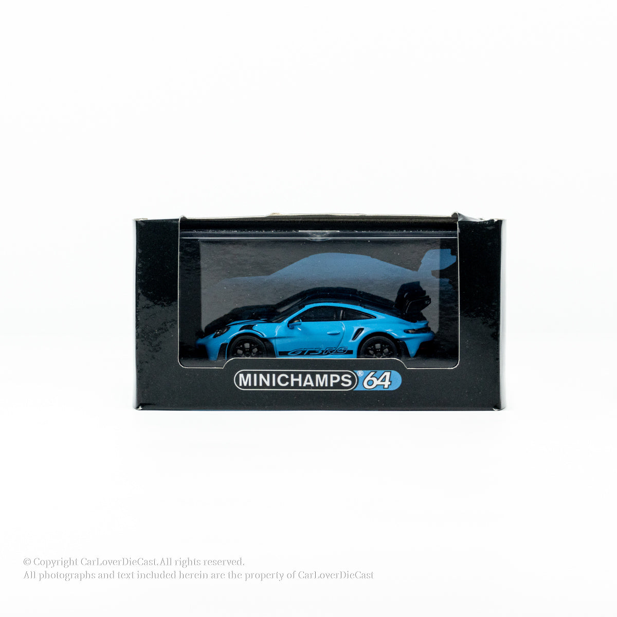 MINICHAMPS 1:64 PORSCHE 911 (992) GT3 RS - 2024 - BLUE W WEISSACH PACKAGE EXCLUSIVE FOR CLDC
