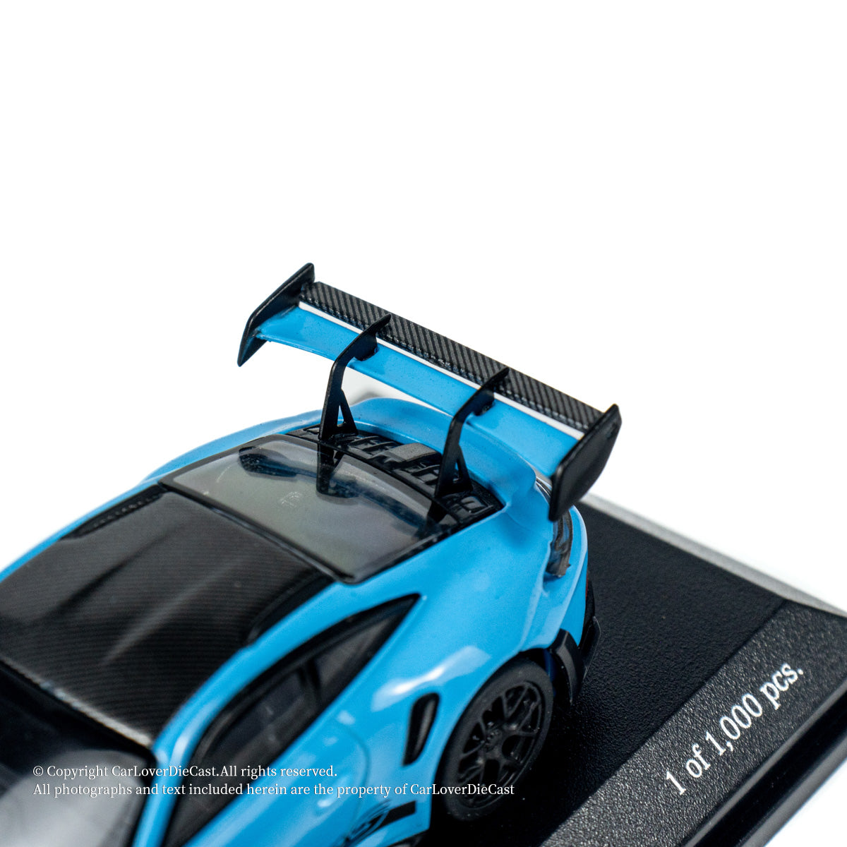 MINICHAMPS 1:64 PORSCHE 911 (992) GT3 RS - 2024 - BLUE W WEISSACH PACKAGE EXCLUSIVE FOR CLDC
